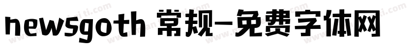 newsgoth 常规字体转换